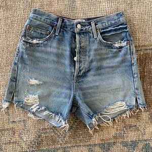 Agolde Dee High Rise Denim Short